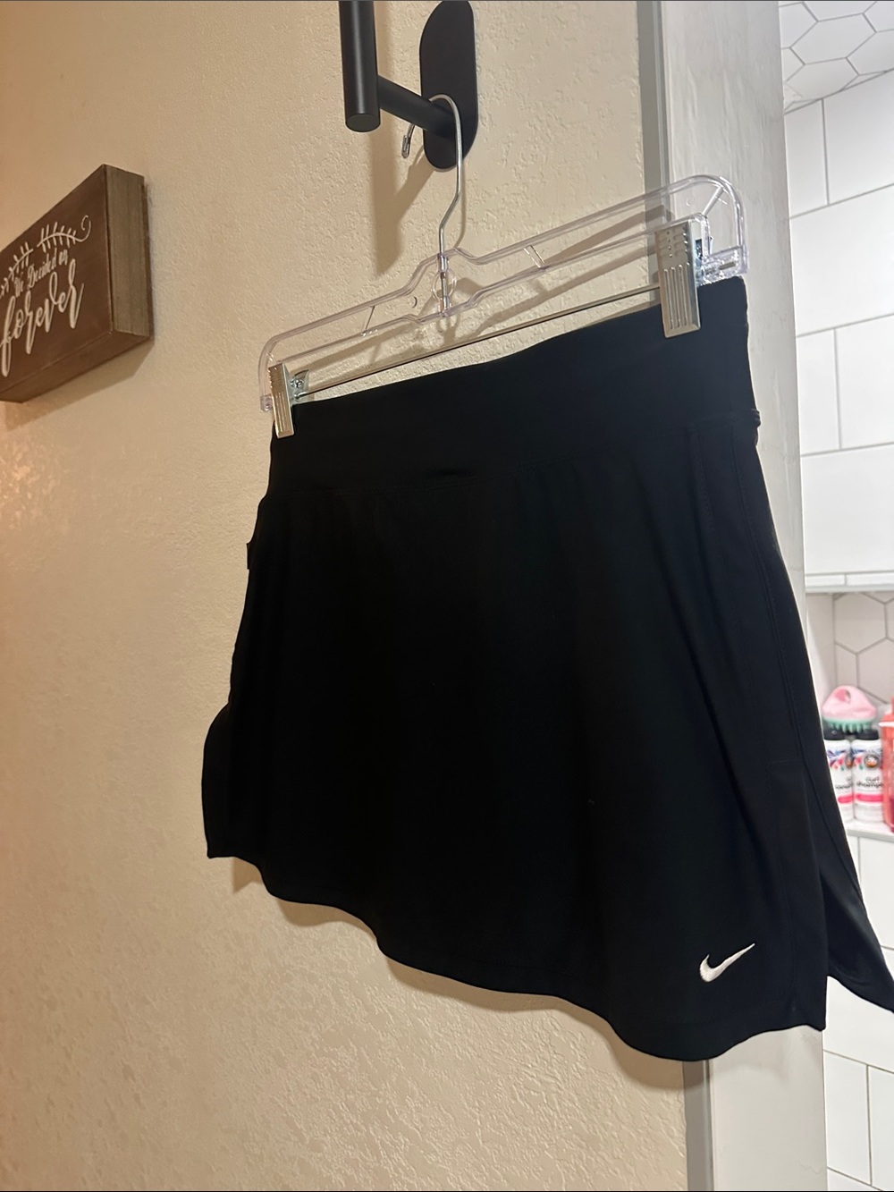 Nike Black Women’s Athletic Skort with Swoosh
